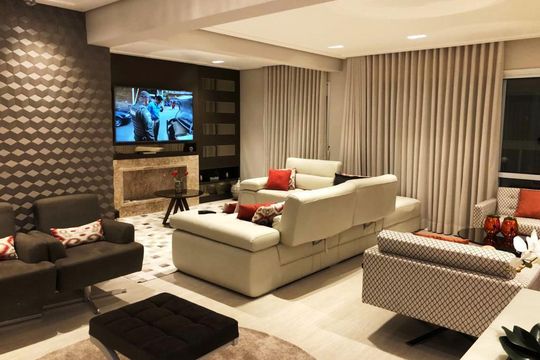 Sala de apartamento à venda com 3 quartos, 250m² em Santa Paula, São Caetano do Sul