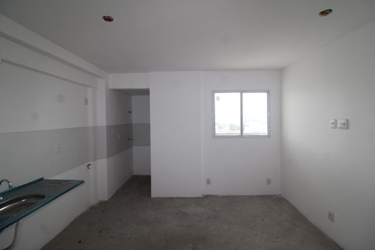 Sala / Cozinha de apartamento à venda com 1 quarto, 40m² em Piqueri, São Paulo