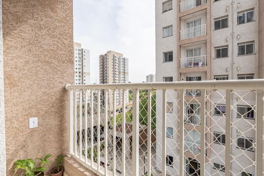 Varanda de apartamento para alugar com 2 quartos, 37m² em Jardim Imperador (zona Sul), São Paulo