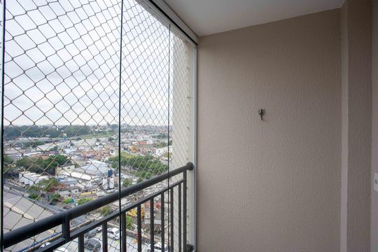 Varanda da Sala de apartamento à venda com 2 quartos, 67m² em Conceição, Diadema