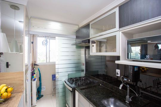 Cozinha de apartamento à venda com 2 quartos, 67m² em Conceição, Diadema