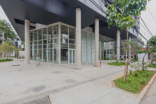 Fachada de apartamento à venda com 1 quarto, 44m² em Pinheiros, São Paulo