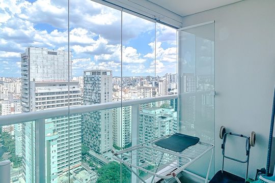 Varanda de apartamento para alugar com 1 quarto, 45m² em Vila Gomes Cardim, São Paulo