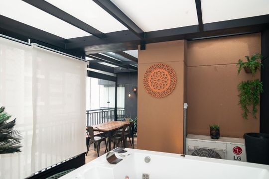 Varanda de apartamento à venda com 2 quartos, 90m² em Centro Histórico de São Paulo, São Paulo