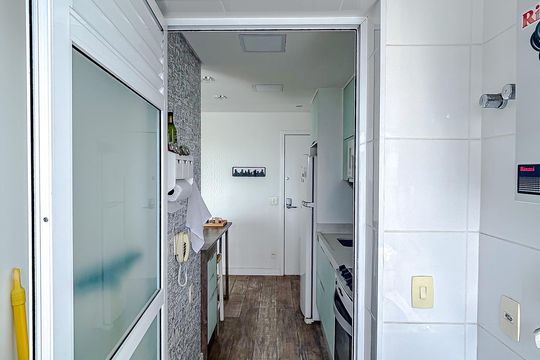 Área de Serviço de apartamento à venda com 1 quarto, 45m² em Vila Gomes Cardim, São Paulo