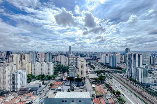 Vista da Varanda de apartamento à venda com 1 quarto, 45m² em Vila Gomes Cardim, São Paulo