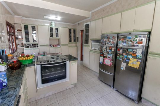 Cozinha - Armários de casa de condomínio à venda com 5 quartos, 509m² em Vila Tramontano, São Paulo