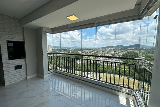Varanda da Sala de apartamento para alugar com 3 quartos, 128m² em Melville Empresarial Ii, Barueri
