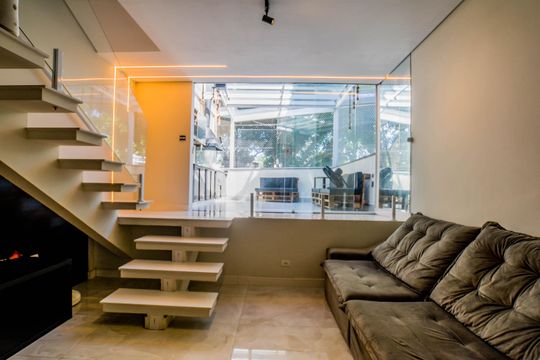 Sala de casa à venda com 3 quartos, 165m² em Campestre, Santo André