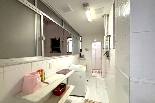 Área de serviço  de apartamento à venda com 2 quartos, 90m² em Copacabana, Rio de Janeiro