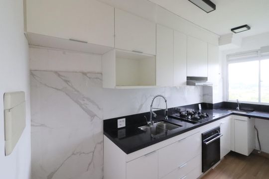 Cozinha e Área de Serviço de apartamento à venda com 2 quartos, 42m² em Jardim Boa Vista (zona Oeste), Osasco