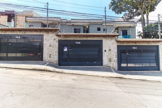 Fachada + Placa de casa à venda com 2 quartos, 63m² em Parada Xv de Novembro, São Paulo