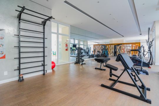 Área comum - Academia de apartamento à venda com 2 quartos, 115m² em Vila Apiai, Santo André