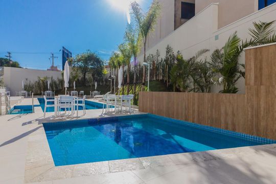 Área comum - Piscina de apartamento à venda com 2 quartos, 115m² em Vila Apiai, Santo André