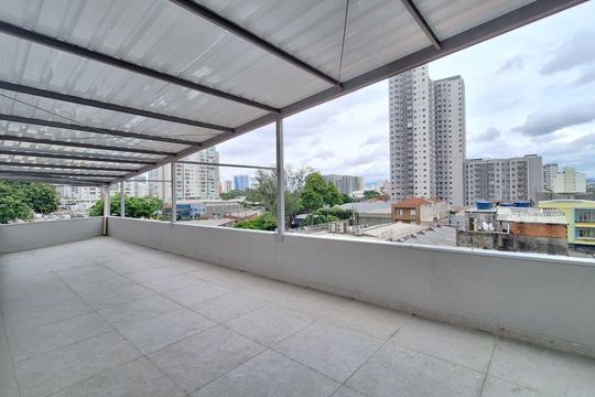 Área comum de kitnet/studio para alugar com 1 quarto, 18m² em Barra Funda, São Paulo