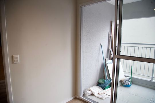 Sala de apartamento à venda com 1 quarto, 30m² em Brooklin, São Paulo
