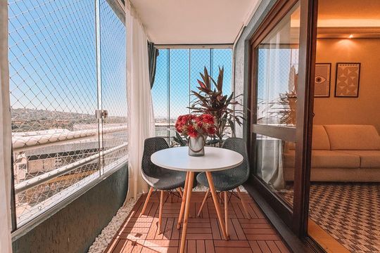 Varanda  de apartamento à venda com 2 quartos, 82m² em Canudos, Novo Hamburgo