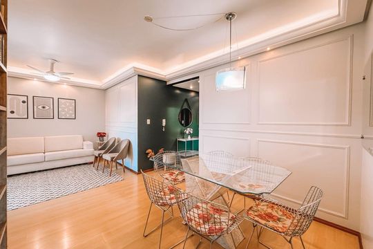 Sala  de apartamento à venda com 2 quartos, 82m² em Canudos, Novo Hamburgo