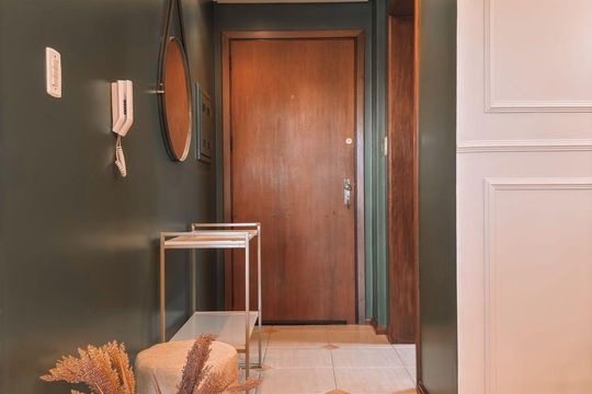 hall  de apartamento à venda com 2 quartos, 82m² em Canudos, Novo Hamburgo