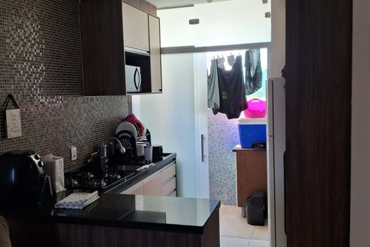 Cozinha de apartamento à venda com 2 quartos, 42m² em Vila Corberi, São Paulo