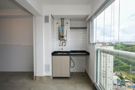 Área de Serviço  de apartamento à venda com 1 quarto, 40m² em Panamby, São Paulo