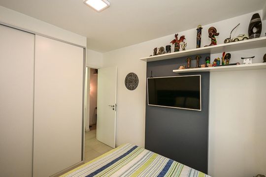 Quarto de apartamento à venda com 1 quarto, 38m² em Vila Andrade, São Paulo