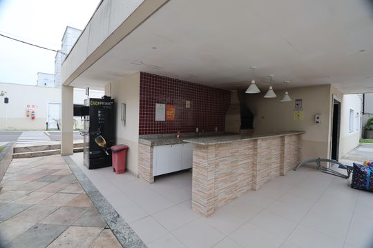 Área comum - Churrasqueira de apartamento à venda com 2 quartos, 48m² em São José, Canoas