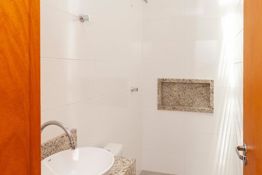 Banheiro 2 de casa à venda com 3 quartos, 124m² em Campo Grande, São Paulo