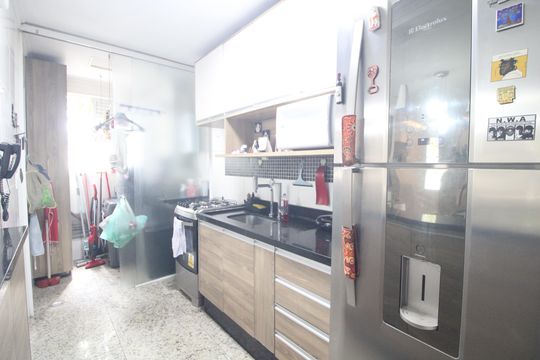 Cozinha de apartamento para alugar com 3 quartos, 72m² em Jardim Prudência, São Paulo