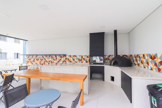 Área comum - Churrasqueira de apartamento para alugar com 2 quartos, 32m² em Cidade Nova São Miguel, São Paulo