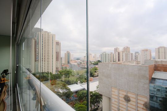 Varanda de apartamento à venda com 2 quartos, 84m² em Tatuapé, São Paulo