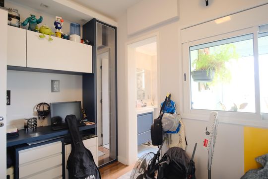 Suíte 2 de apartamento à venda com 2 quartos, 84m² em Tatuapé, São Paulo