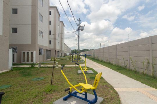 Área externa de apartamento para alugar com 2 quartos, 44m² em Campo Grande, Rio de Janeiro
