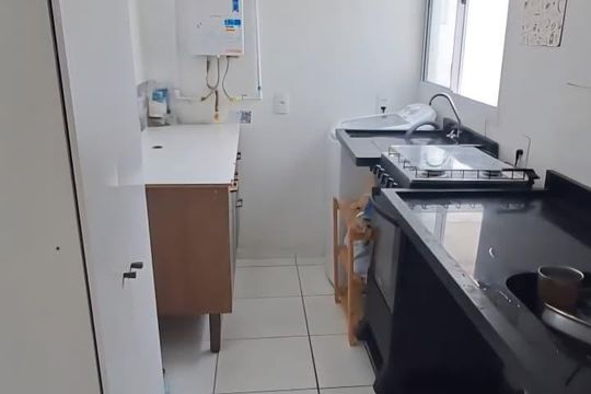 Cozinha de apartamento para alugar com 2 quartos, 44m² em Campo Grande, Rio de Janeiro