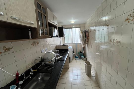 Cozinha  de apartamento à venda com 2 quartos, 58m² em Parque Cruzeiro do Sul, São Paulo