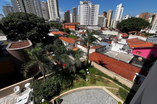 Varanda da Sala Vista de apartamento à venda com 1 quarto, 36m² em Santana, São Paulo