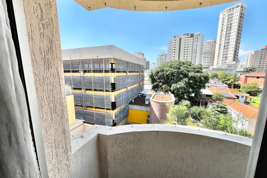 Varanda da Sala de apartamento à venda com 1 quarto, 36m² em Santana, São Paulo
