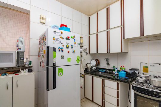 Cozinha de apartamento à venda com 3 quartos, 116m² em Nova Suíça, Belo Horizonte