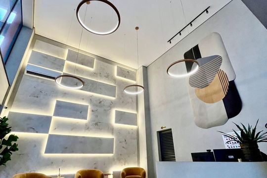 Área comum-  Hall de Entrada de apartamento à venda com 2 quartos, 130m² em Cambuí, Campinas