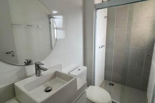 Banheiro de apartamento para alugar com 2 quartos, 32m² em Vila Plana, São Paulo