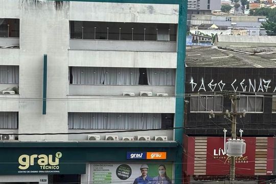 Sala Vista  de apartamento para alugar com 2 quartos, 69m² em Centro, São Bernardo do Campo
