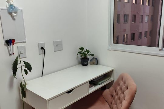Quarto de apartamento para alugar com 2 quartos, 36m² em Várzea da Barra Funda, São Paulo