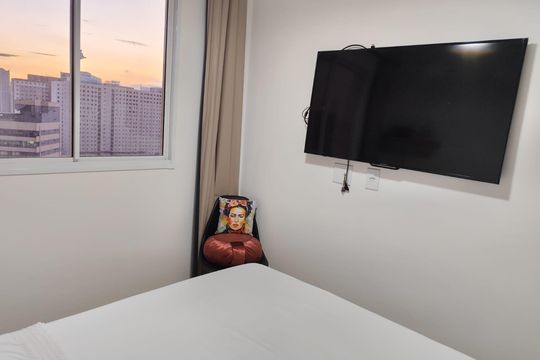 Quarto de apartamento para alugar com 2 quartos, 36m² em Várzea da Barra Funda, São Paulo