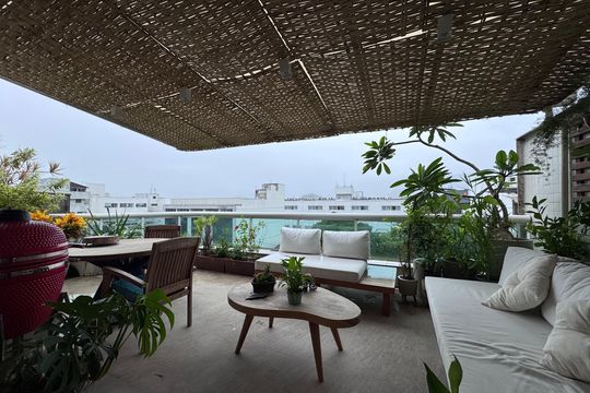 Varanda de apartamento à venda com 4 quartos, 157m² em Recreio dos Bandeirantes, Rio de Janeiro