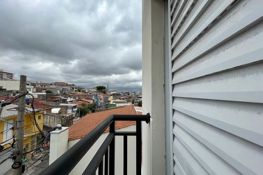Varanda do Quarto de apartamento à venda com 1 quarto, 39m² em Piqueri, São Paulo