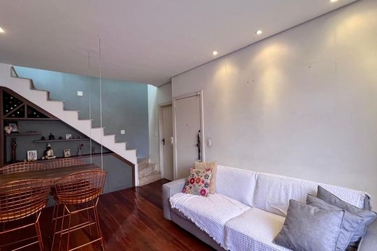 sala  de apartamento à venda com 3 quartos, 170m² em Silveira, Belo Horizonte