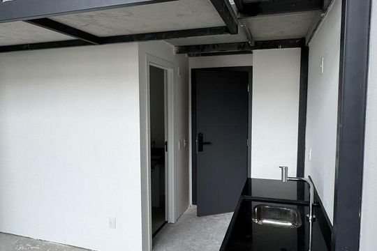Cozinha de kitnet/studio à venda com 1 quarto, 29m² em Perdizes, São Paulo