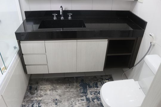 Banheiro da Suíte 4 de apartamento para alugar com 4 quartos, 316m² em Barcelona, São Caetano do Sul