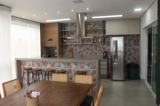 Varanda gourmet de apartamento para alugar com 4 quartos, 316m² em Barcelona, São Caetano do Sul