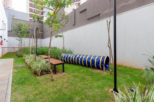 Área comum - Churrasqueira de kitnet/studio à venda com 1 quarto, 26m² em Jardim das Acacias, São Paulo